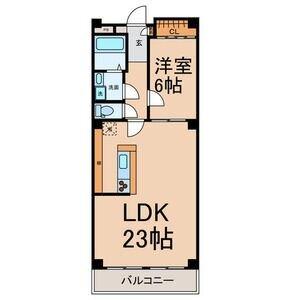 アヴォワール丸の内（501） 間取り図画像