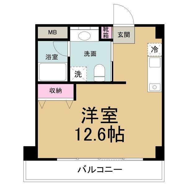 RAFFLE SHINSAKAE（602） 間取り図画像