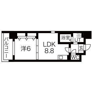ランドルチェ大須（602） 間取り図画像