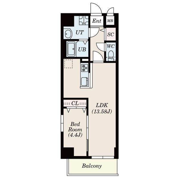 Primal千種stelo（505） 間取り図画像