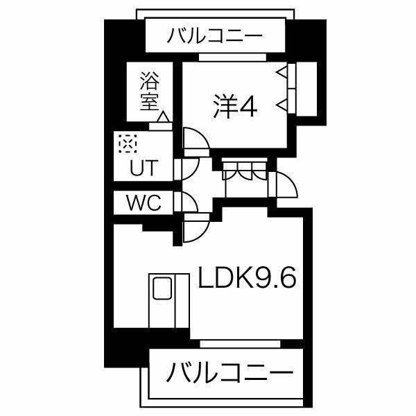 メイクス今池PRIME（501） 間取り図画像