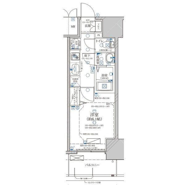 名古屋市西区花の木マンション 間取り図画像