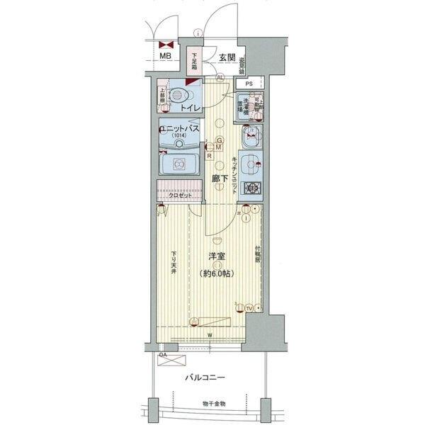 プレサンス泉シティアーク（402） 間取り図画像