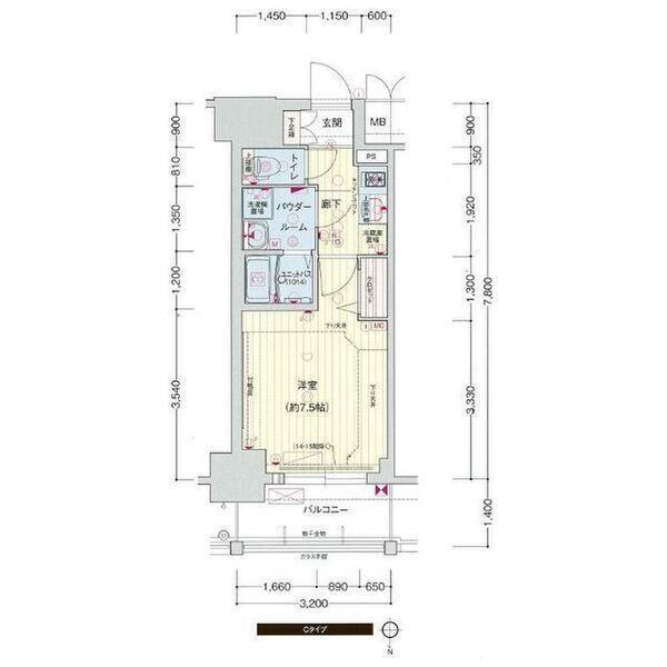 プレサンス桜通ザ・タイムズ（203） 間取り図画像
