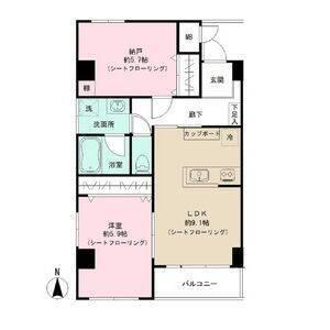T’sROOM（2H） 間取り図画像