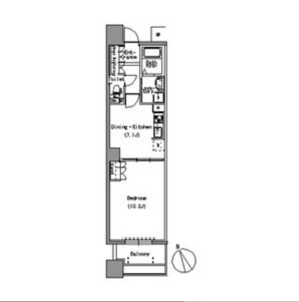 パークアクシス白壁（1005） 間取り図画像