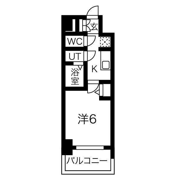 メイクス今池02（503） 間取り図画像