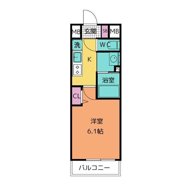 ラグゼナ上前津（802） 間取り図画像