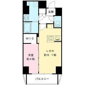 名古屋市中区金山マンション 間取り図画像
