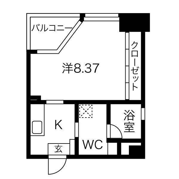 GRANDUKE代官町（802） 間取り図画像