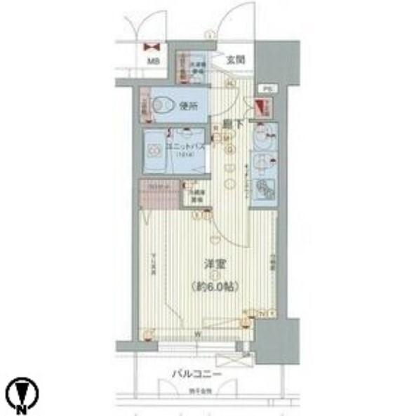プレサンスNAGOYA桜通ビッグビート（304） 間取り図画像