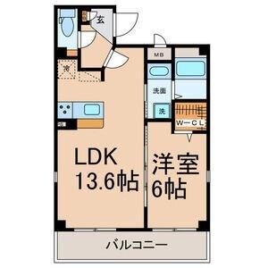 axis sakae Ⅴ（10A） 間取り図画像