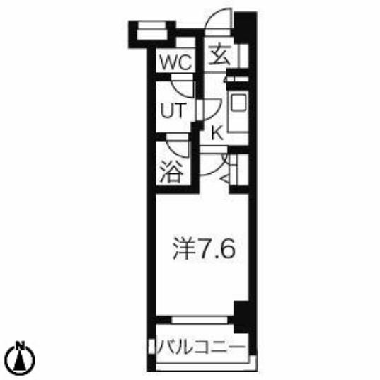 meLiV鶴舞（303） 間取り図画像