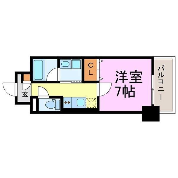 名古屋市北区大曽根マンション 間取り図画像