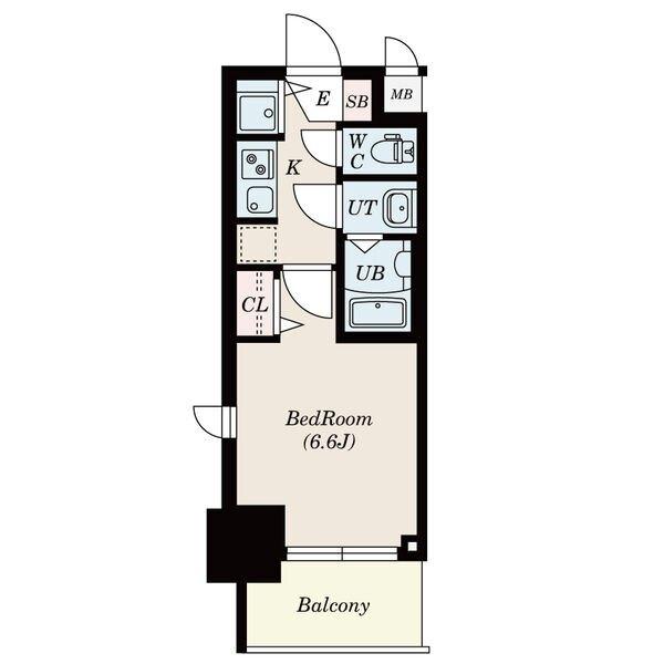 S-RESIDENCE上前津駅前（410） 間取り図画像