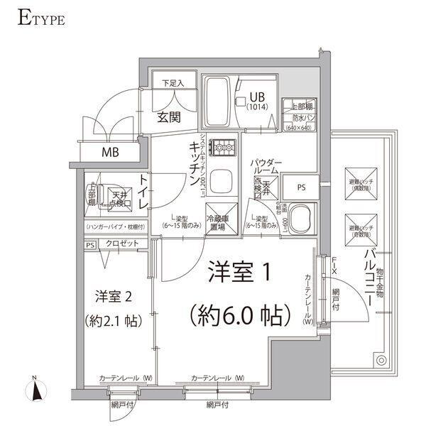 エスリード上前津セレーノ（807） 間取り図画像
