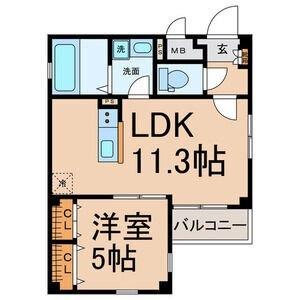 グランレーヴ千代田（102） 間取り図画像