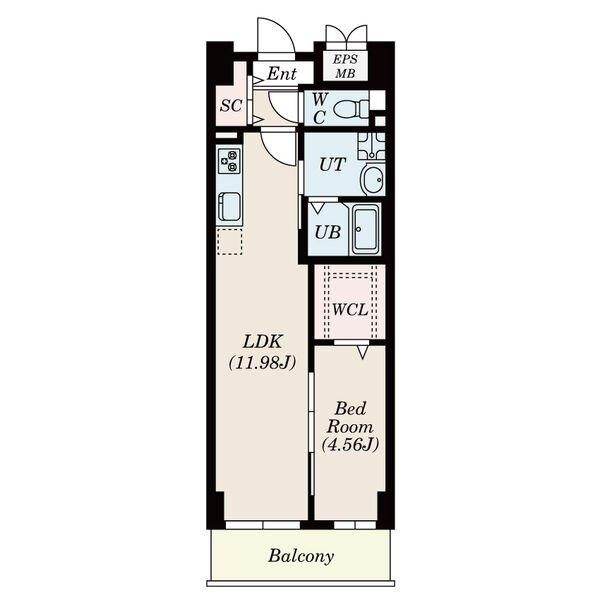 Primal千種stelo（405） 間取り図画像
