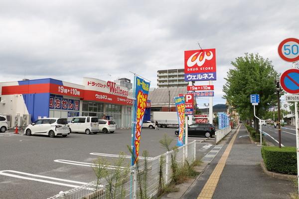 ドラッグストアウェルネス学園店：534m