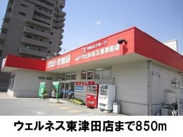 ウェルネス東津田店：850m