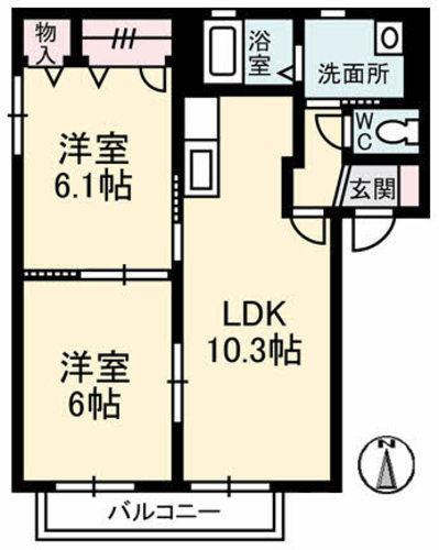 エトワール・ラフォーレ（102） 間取り図画像