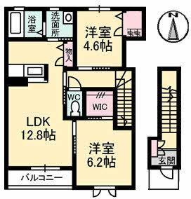 パルタージュ　Ａ棟（202） 間取り図画像