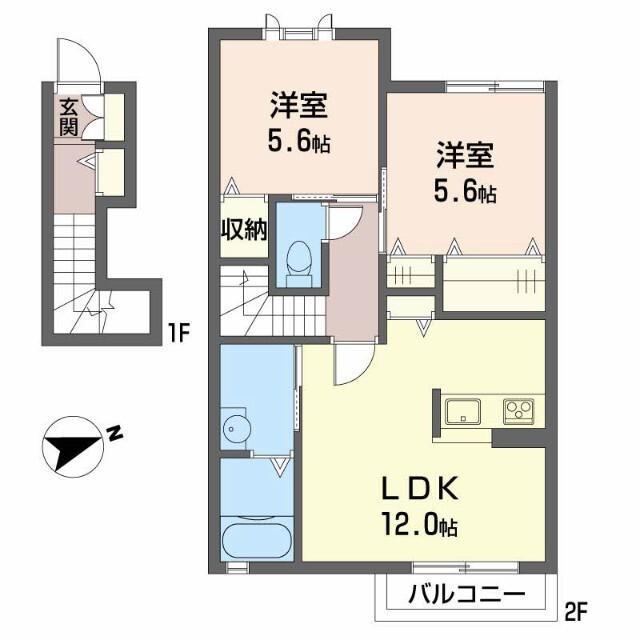 エマーブル・ケイ（203） 間取り図画像