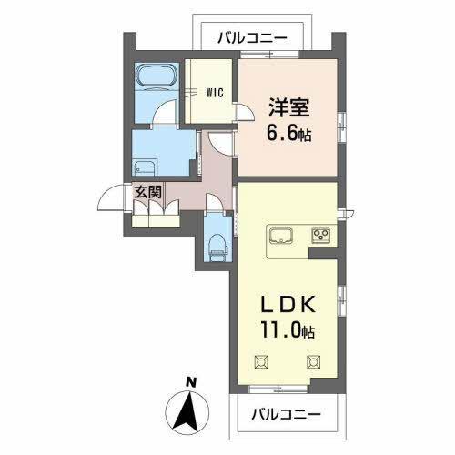 カ−サ・グリナ−ジュＭＪ−Ｂ（301） 間取り図画像