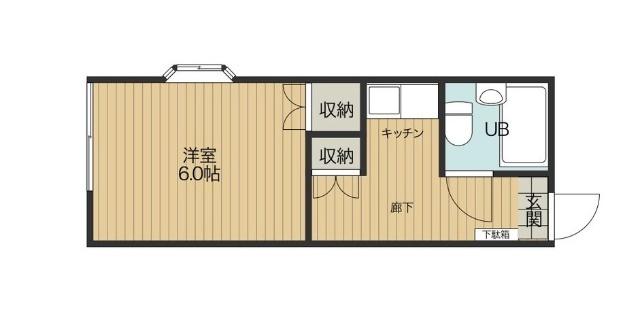コーポ夢ヶ丘（103） 間取り図画像
