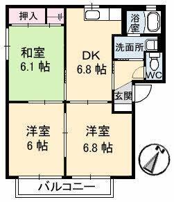 フローリ（101） 間取り図画像