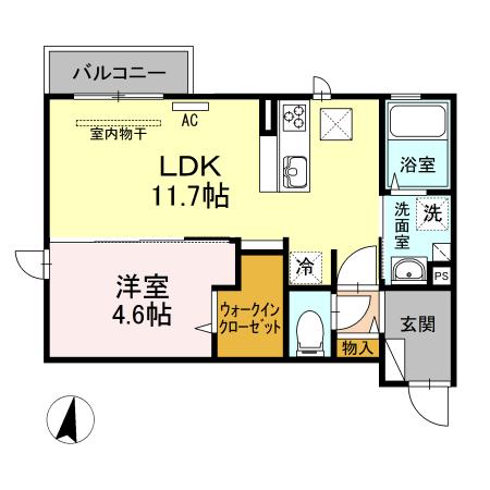 ツインテラスⅦ（102） 間取り図画像