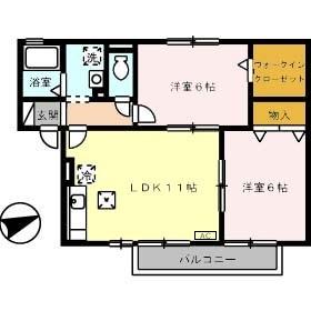 ウィルタイヤン黒田　B棟（B102） 間取り図画像