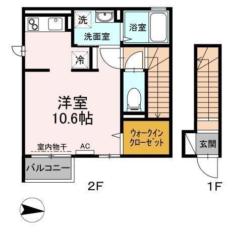 コンフォール（201） 間取り図画像