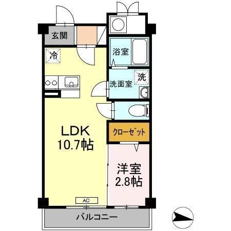 カーサ ヴィオラ（303） 間取り図画像