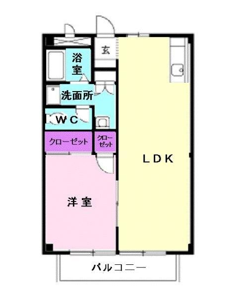 パルネットＫ（201） 間取り図画像