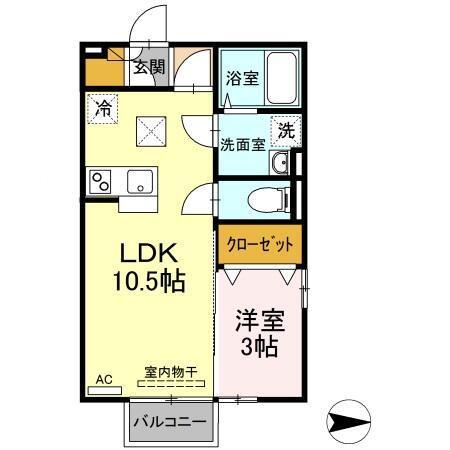 ラフィーネ（101） 間取り図画像
