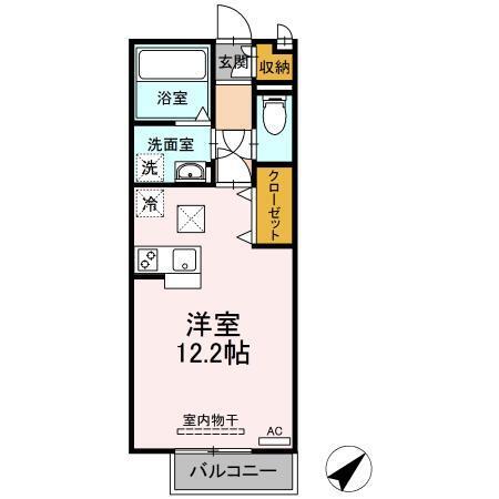 エーデルハイム浜乃木（103） 間取り図画像