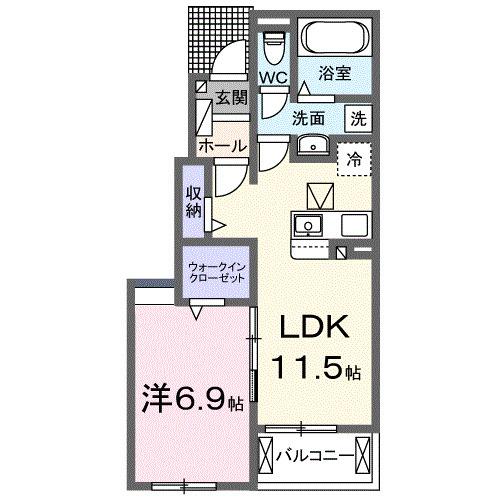 ドリームサイド光Ⅴ（103） 間取り図画像