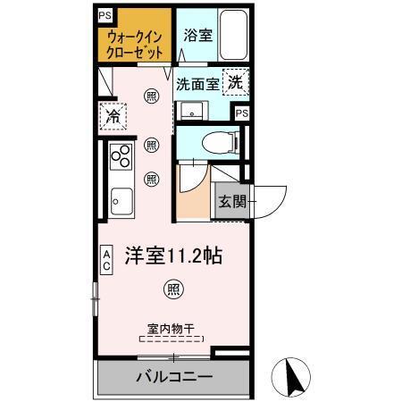 ロイヤルステージ東津田A棟（201） 間取り図画像