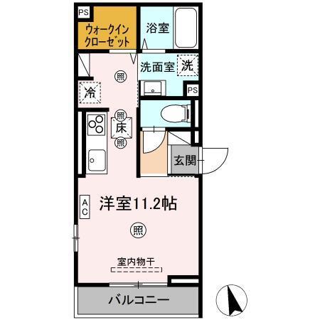 ロイヤルステージ東津田A棟（101） 間取り図画像