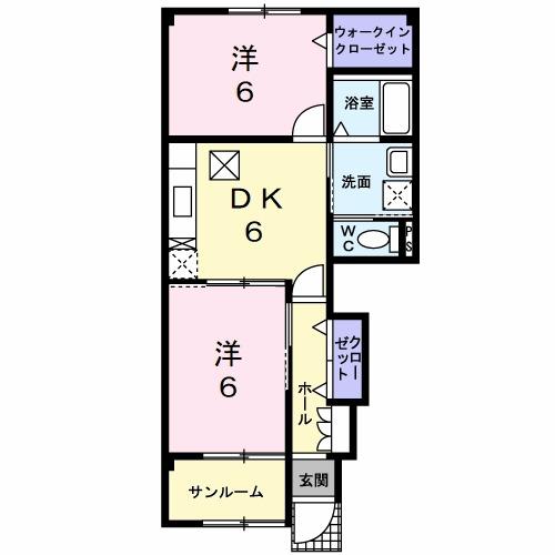 アルドーレＣ（101） 間取り図画像