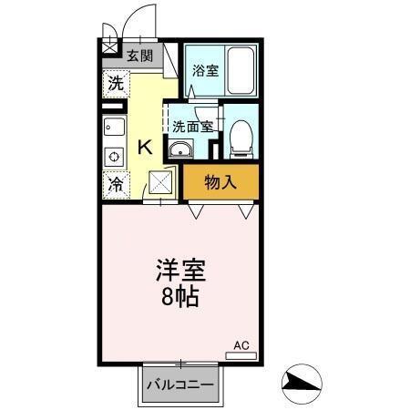ハーヴェスト（106） 間取り図画像
