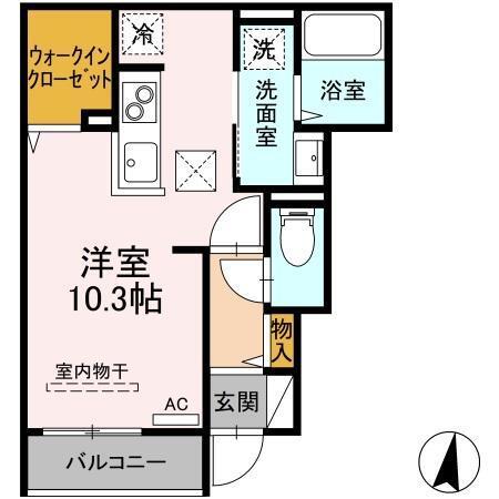 ヴェルスクエア（103） 間取り図画像
