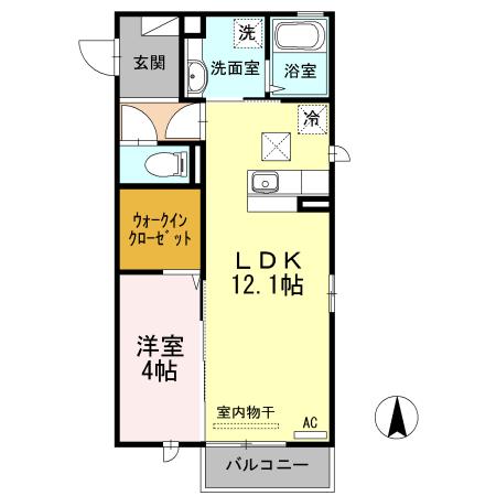 casa nova（101） 間取り図画像