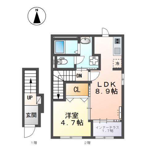 ノンターン 間取り図画像