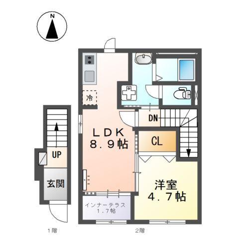 ノンターン 間取り図画像