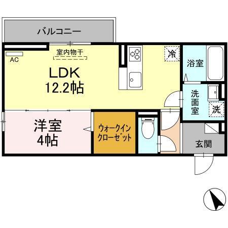 カーサ アリーナ（202） 間取り図画像