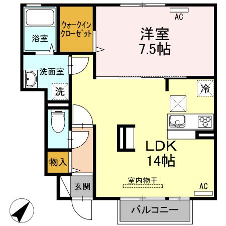 グランシャリオ（105） 間取り図画像
