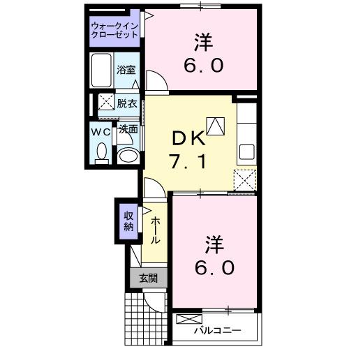 ヴィータ　セレーナ　Ⅱ（103） 間取り図画像