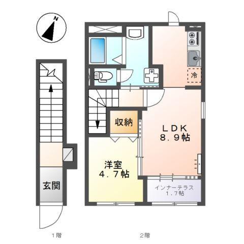 ディパーチャ　いや 間取り図画像